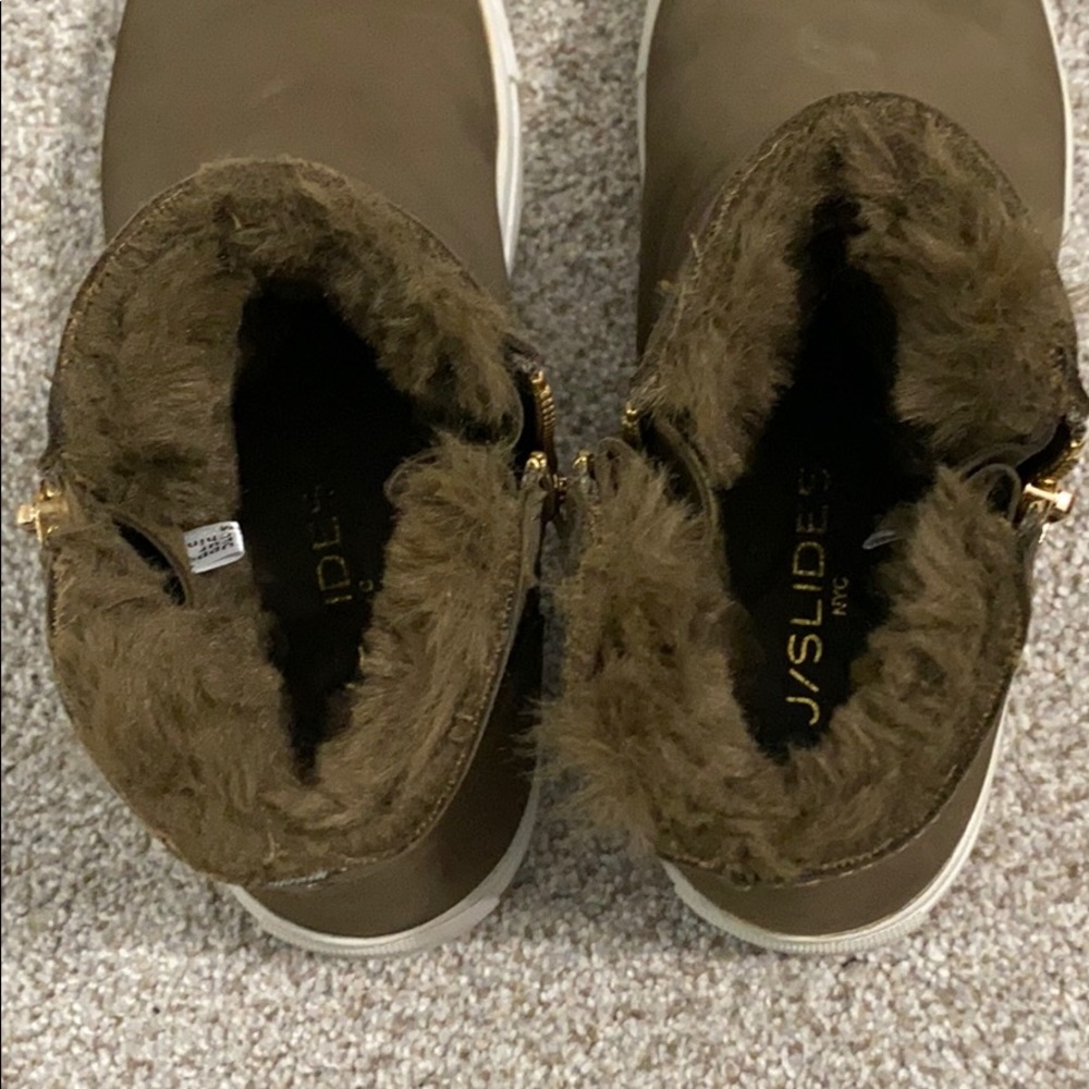 Lightly Worn J/Slides Poppy Size 6.5 - image 3